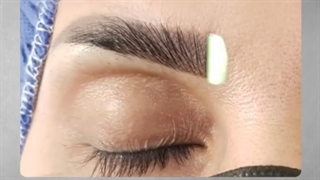 نمونه کاشت دائمی ابرو