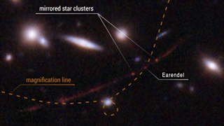 دورترین ستاره هستی رویت شد؛ ستاره Earendel با فاصله 12.9 میلیارد سال نوری از زمین