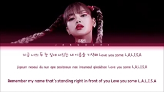 اهنگ Lalisa از لیسا بلک پینک،  با زیرنویس انگلیسی و کره ای 