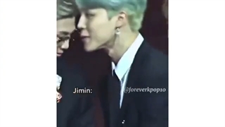 وقتی جیمین فهمید قدش بلند تره ಠ﹏ಠ