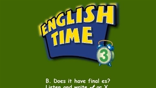 English Time 3 Race 2 Unit 8 Phonics Time B