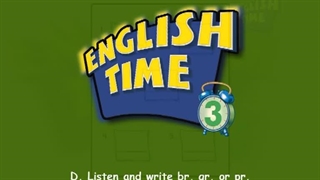 English Time 3 Race 2 Unit 9 Phonics Time D
