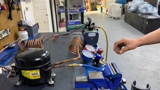 آموزش شارژگاز یخچال و کولرگازی _ برف سرویس