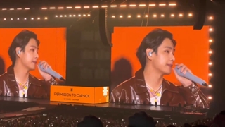 صحبت های پایانی Kim Taehyung در روز اول کنسرت حضوری لاس وگاس