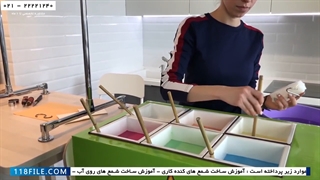 شمع سازی بدون قالب-شمع سازی در خانه-آموزش شمع سازی-آموزش ساخت شمع آنجل(پارت اول)