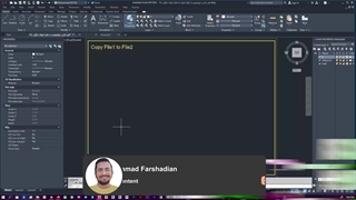 کپی موضوعی از فایل اول به فایل دوم در نرم افزار اتوکد
