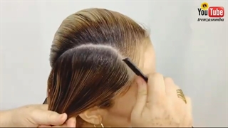 آموزش مدل مو دخترانه آسان با بافت ضربدری- مومیس مرجع و مشاور مو