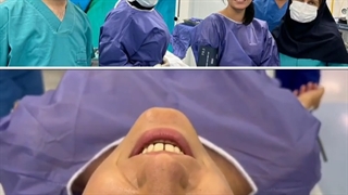 آرامش بیمار قبل از عمل بیرون زدگی چشم و جراحی ای که با صدای دلنشینشون شروع شد.