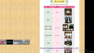 تدریس صفحه26عربی هفتم