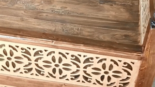 سفارش مشتری صنایع چوب نصر از شهر اهواز تخت سنتی nasr07i