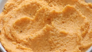 پوره سیب زمینی شیرین