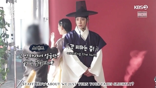 پشت صحنه عکس برداری پوستر قلب خونین(bloody heart) با بازی لی جون کانگ هانا و جانگ هیوک (زیرنویس انگلیسی)