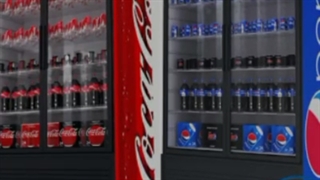 یخچال ایستاده طرح پپسی و کوکاکولا آرامیس مارکت