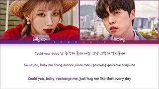 لیریک ویدیو آهنگ charging از میون جی آیدل با همکاری junny