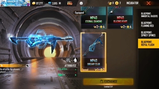 گرفتن ام پی چهل آبی در فری فایر | MP40 - DREAMY CLUB FREE FIRE