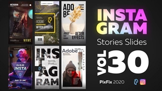 پروژه آماده افترافکت 6 مدل استوری اینستاگرام