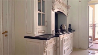 پروژه کابینت روکش چوب، اجرا در نیاوران