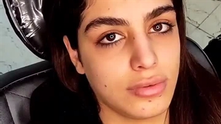 نمونه کار هنرجوی کلاس گریم و میکاپ سیمای هانی