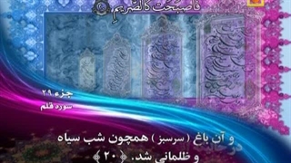 ترتیل تحدیر قرآن جزء29 قاری روشندل احمد دباغ-بارگذاری بهمن جولائی