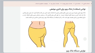 لاغری با شاک ویو