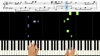 BTS Butter - آهنگ Butter از بی تی اس با پیانو (نت پیانو)