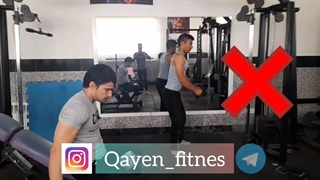 اموزش حرکت بدن سازی پشت بازو سیم کش طناب