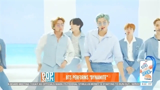 اجرای آهنگ dynamite از بی تی اس در NBC Today City Music Show
