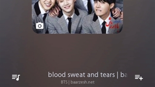 پلی لیست:18.Blood sweat and tears از BTS