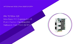 کارت شبکه اچ پی HPE Ethernet 10Gb 2-Port 562FLR-SFP+ Adapter با پارت نامبر  727054-B21