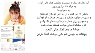 کمک مالی آیو و یوئنا ها به مناسبت تولد آیو