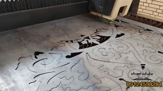 برش لیزر ورق های فولادی با ضخامت بیش از 10میل09173386445