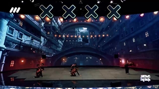 اجرای گروه جنگجویان ووشو در نیمه نهایی عصر جدید