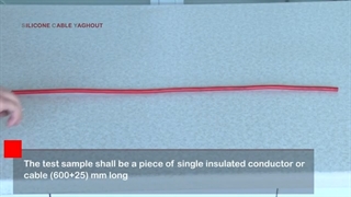آزمون انتشار شعله روی سیم یا کابل های تک رشته