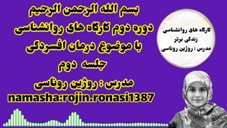 کارگاه درمان افسردگی&جلسه دوم&روژین روناسی