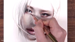 اموزش نقاشی چهره ی رزی اعضای بلک پینک