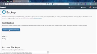 آموزش نحوه گرفتن بکاپ