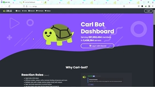 آموزش استفاده از بات Carl Bot دیسکورد