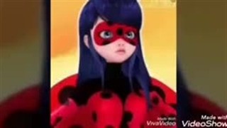 دختر کفشدوزکی مرینت و گربه سیاه آدرین