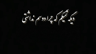 تنهایی عادت کردم