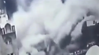 لحظه ریزش ساختمان متروپل ابادان