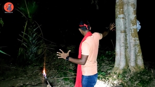 روحی که از پشت درخت به داخل کانال رفت