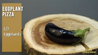 مواد اولیه برای پخت پیتزا بادمجان