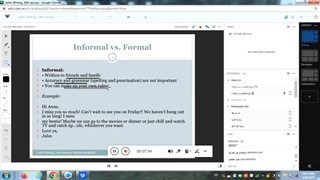 Letter Writing, 10th session, 01