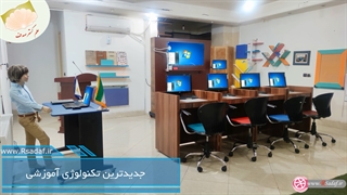 نمونه پروژه تولید و تجهیز لابراتوار زبان در یکی از مراکز آموزشی