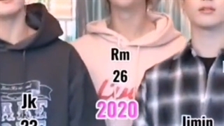 RM, JK And Jimin 2013 VS 2022