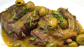 لیست مواد اولیه سس یونانی و گوشت گوساله