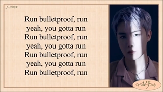 BTS _ Run BTS Easy Lyrics