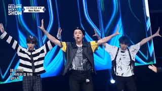 اجرای آهنگ NER RULES از گروه TXT درWELCOME BACK SHOW