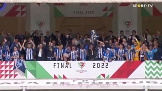 اهدای جام حذفی پرتغال به تیم پورتو _مهدی طارمی 2022