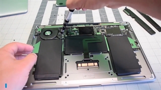 آموزش تعمیر مک بوک - آموزش تعویض مادربرد مک بوک - تعویض باتری مک بوک ایر